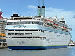 Das MARGARITAVILLE AT SEA am 19. April 2026 in Nassau (Bahamas)