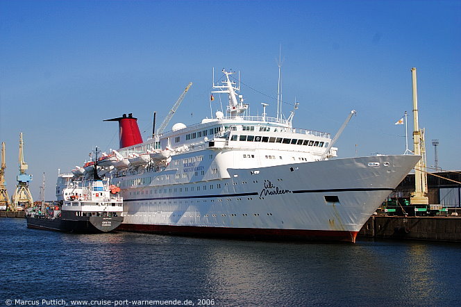 Das Kreuzfahrtschiff LILI MARLEEN am 23. September 2006 in der Hansestadt Rostock.