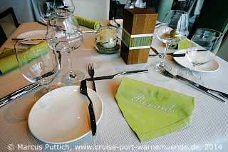 Kreuzfahrtschiff MEIN SCHIFF 3: Das Restaurant Richards - Feines Essen auf Deck 05 Pier.