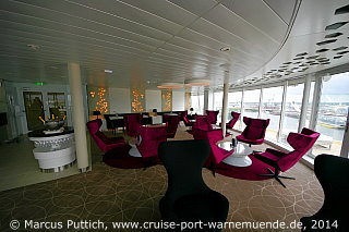 Kreuzfahrtschiff MEIN SCHIFF 3: Die X-Lounge auf Deck 14 Horizont.