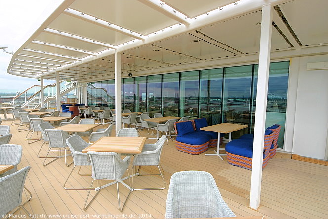 Kreuzfahrtschiff MEIN SCHIFF 3: Das Restaurant Gosch Sylt auf Deck 12 Aqua.