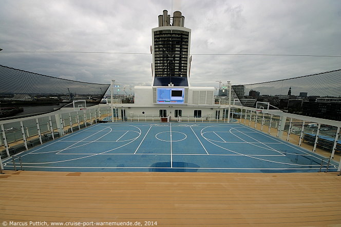 Kreuzfahrtschiff MEIN SCHIFF 3: Die Arena auf Deck 14 Horizont.