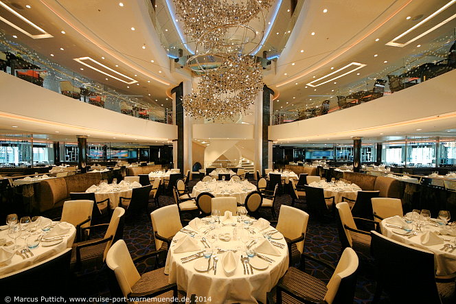 Kreuzfahrtschiff MEIN SCHIFF 3: Das Restaurant Atlantik - Klassik auf Deck 03 Atlantik.