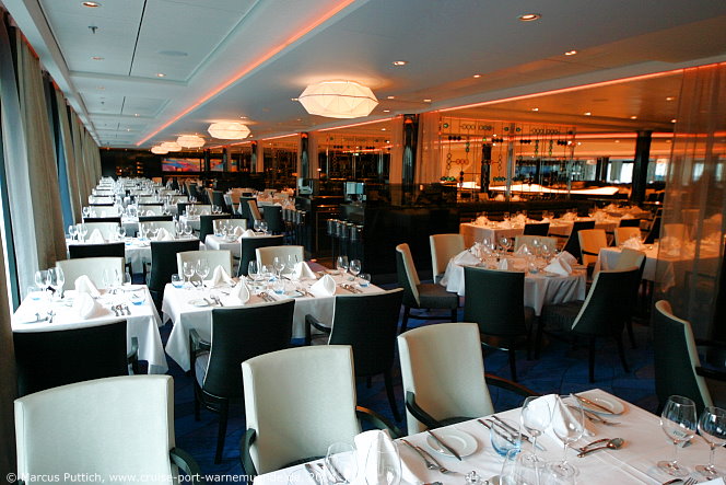 Kreuzfahrtschiff MEIN SCHIFF 3: Das Restaurant Atlantik - Klassik auf Deck 03 Atlantik.