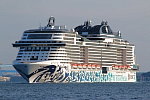 Das Kreuzfahrtschiff MSC EURIBIA am 19. Juli 2025 in Kiel