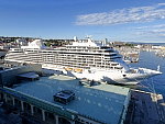 Das Kreuzfahrtschiff SEVEN SEAS GRANDEUR am 17. Mai 2026 in Triest (Italien)