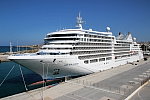 Kreuzfahrtschiff SILVER MOON am 13. Mai 2021 in Heraklion auf der Insel Kreta (Griechenland)