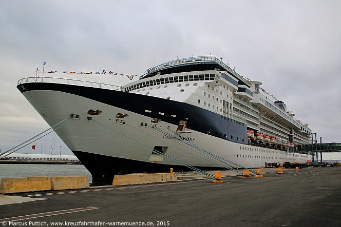 Das Kreuzfahrtschiff CELEBRITY SUMMIT am 04. Oktober 2015 in Bayonne, NJ (USA).
