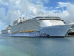 Das Kreuzfahrtschiff WONDER OF THE SEAS am 19. April 2026 in Nassau (Bahamas)